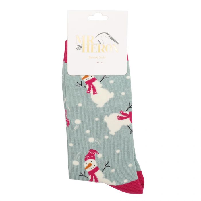 Miss Sparrow Snowmen socks