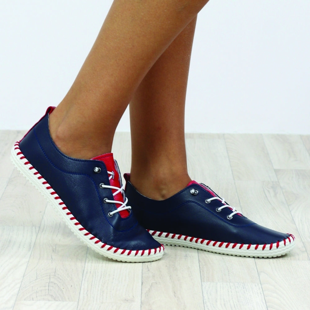 Lunar Sandown Leather shoe