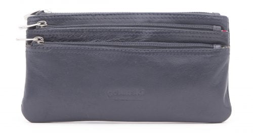 Golunski 0-330 Triple Zip Flat Leather Purse