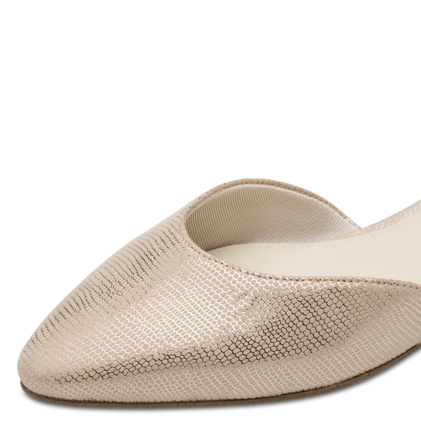 Tamaris 1-22155-46 Light Gold Flat Wedge Shoe