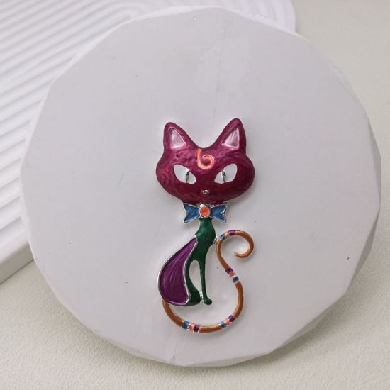 Siamese Cat Magnetic Brooch