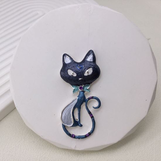 Siamese Cat Magnetic Brooch