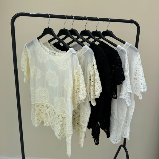 ZP SS26 36280 Tilly Crochet Top