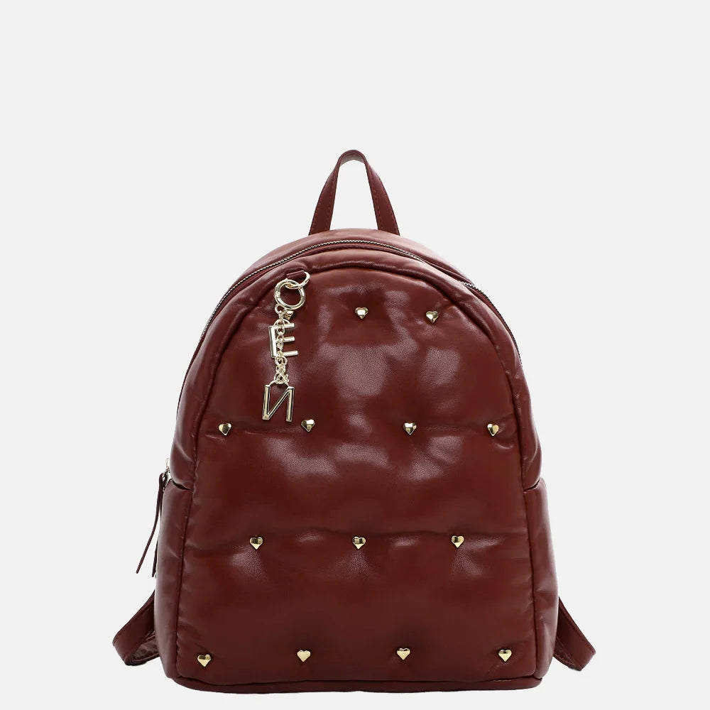 E&N Heaven Heart Stud Quilted Backpack