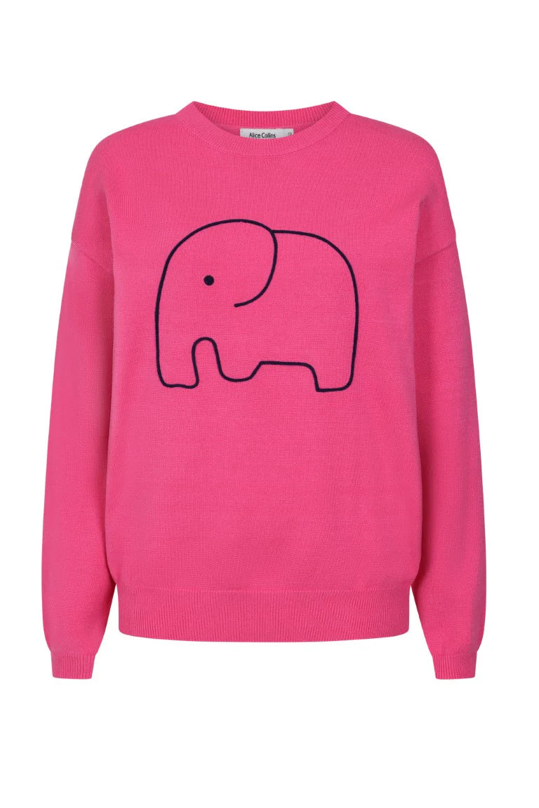 Alice Collins Elephant Pullover