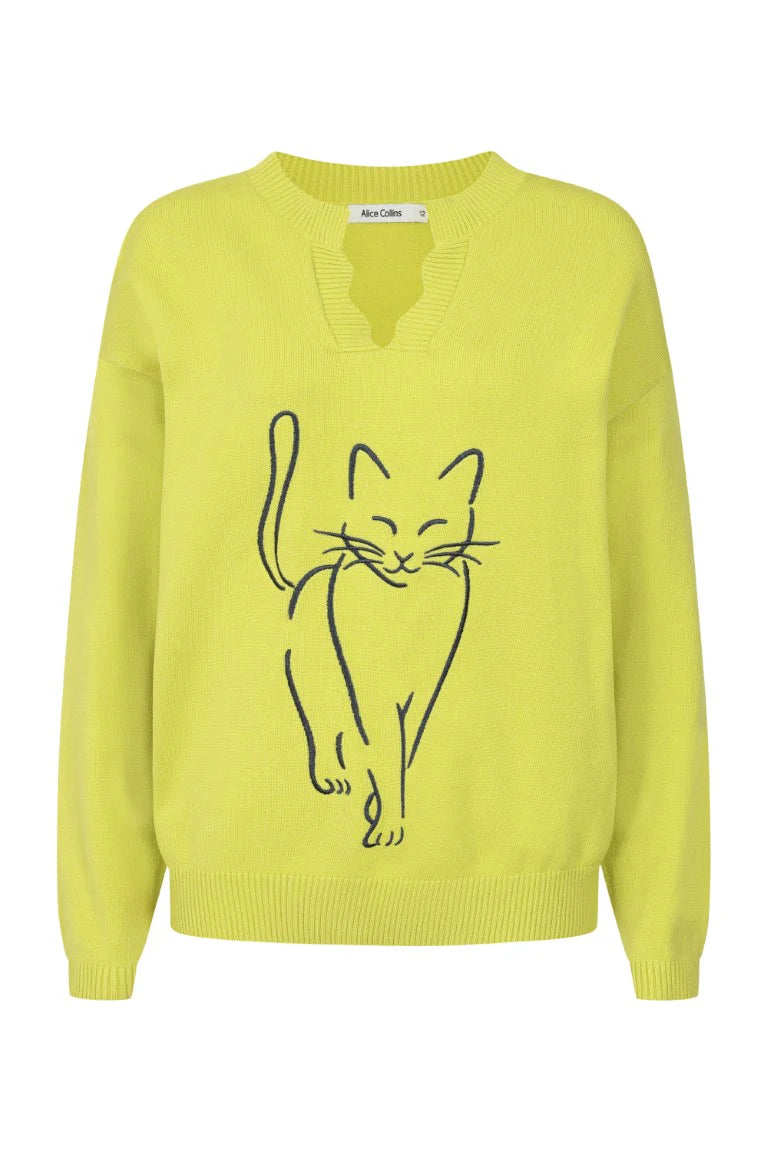 Alice Collins Cat Pullover