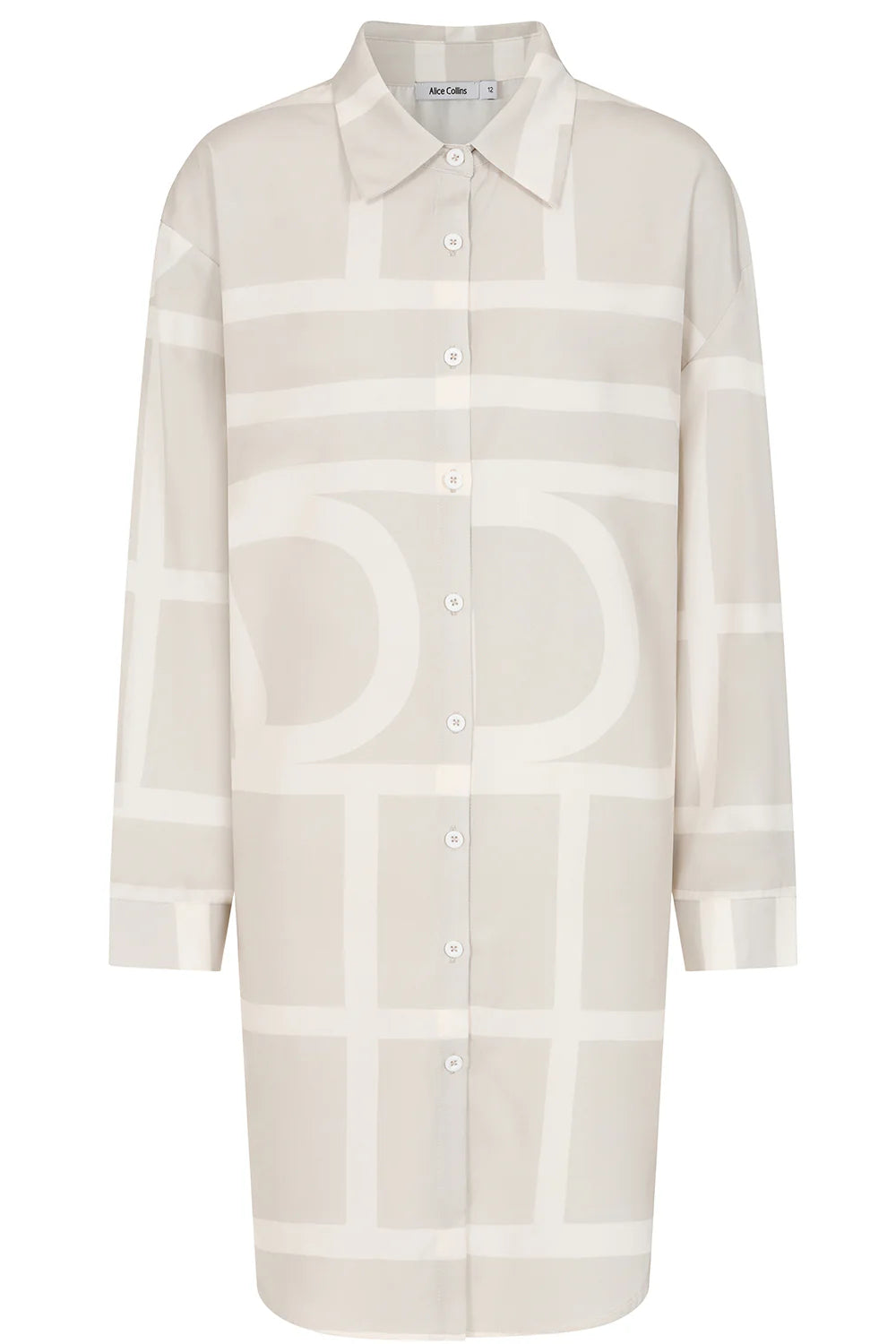 Alice Collins Agata Long Shirt Dress 036S270