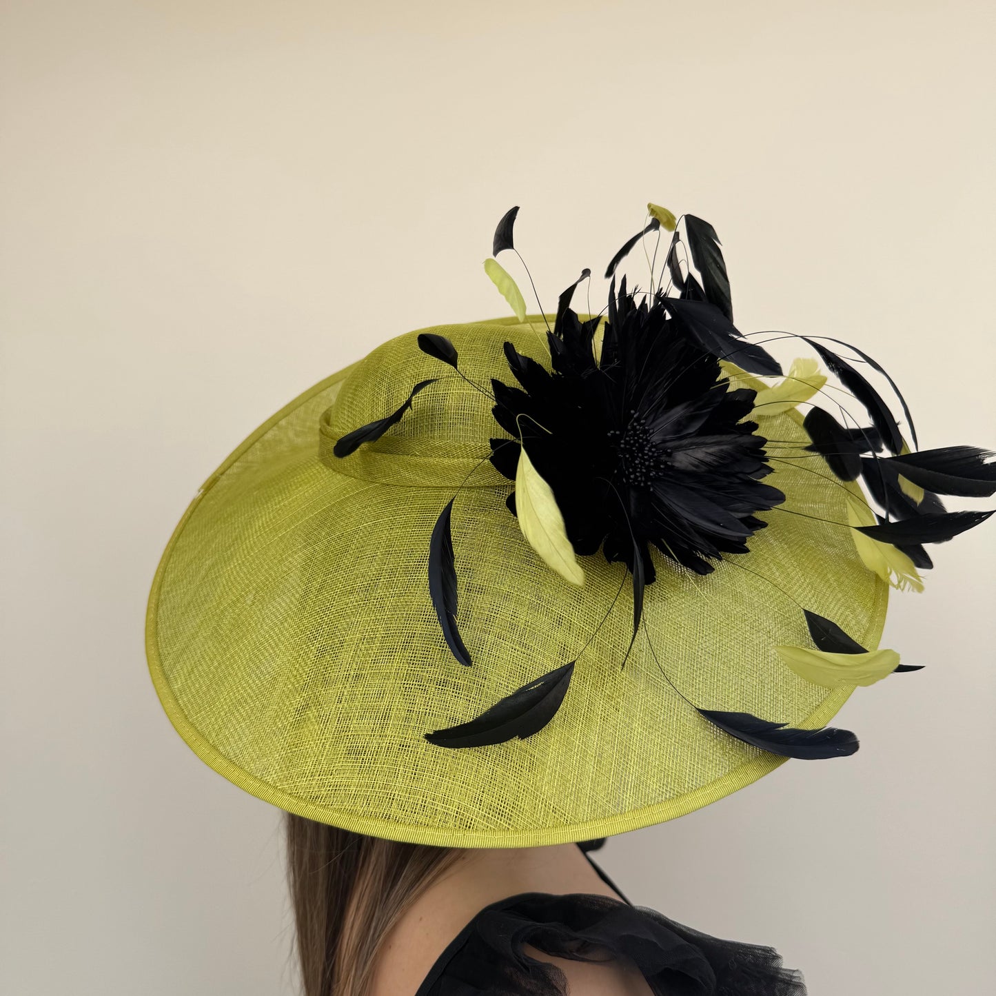 J Bees JB25/86 Zest lime and Black Contrast Hatinator