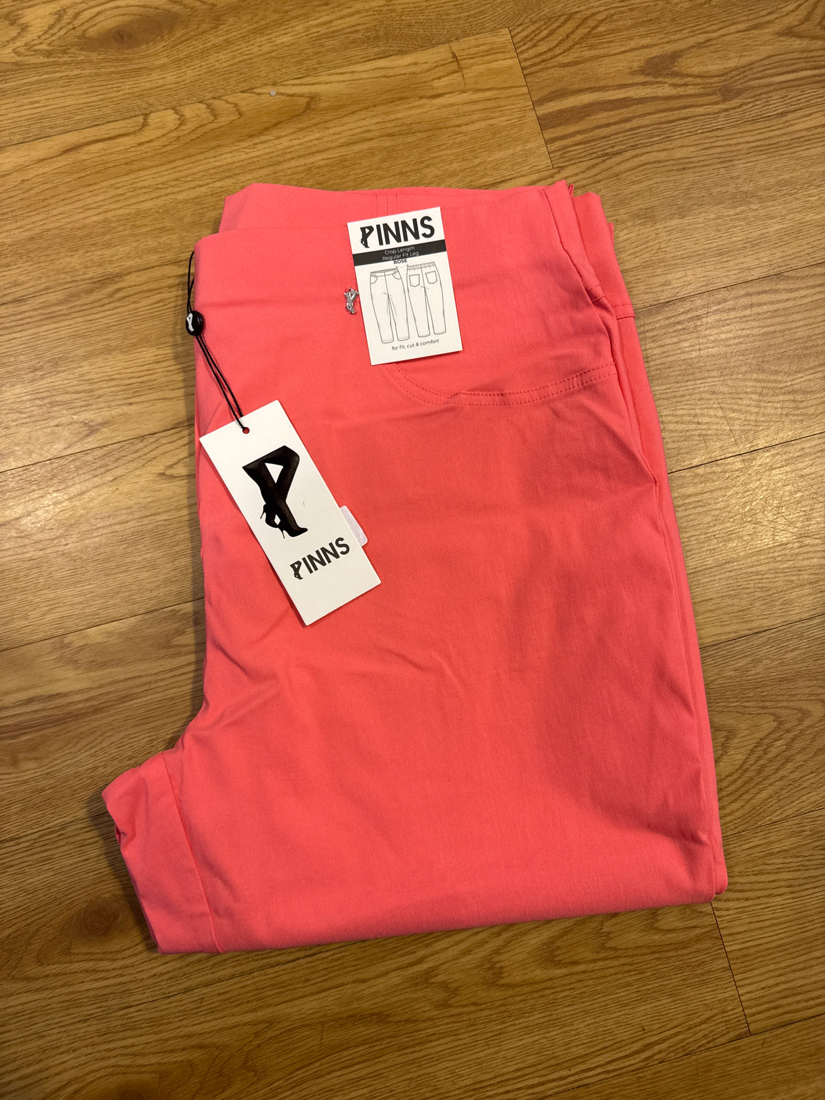 Pinns 226C Bengaline crop trouser with pockets