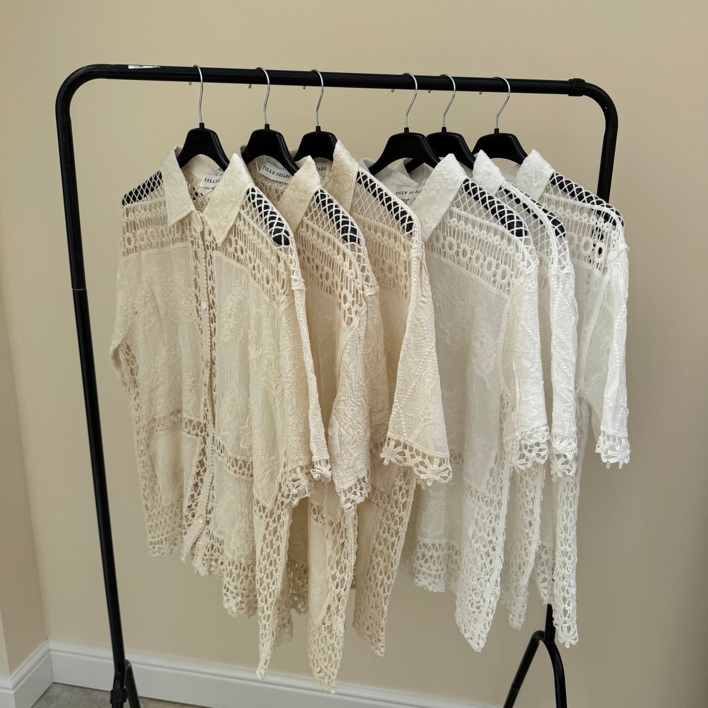 ZP SS26 8973 Tilly Crochet shirt