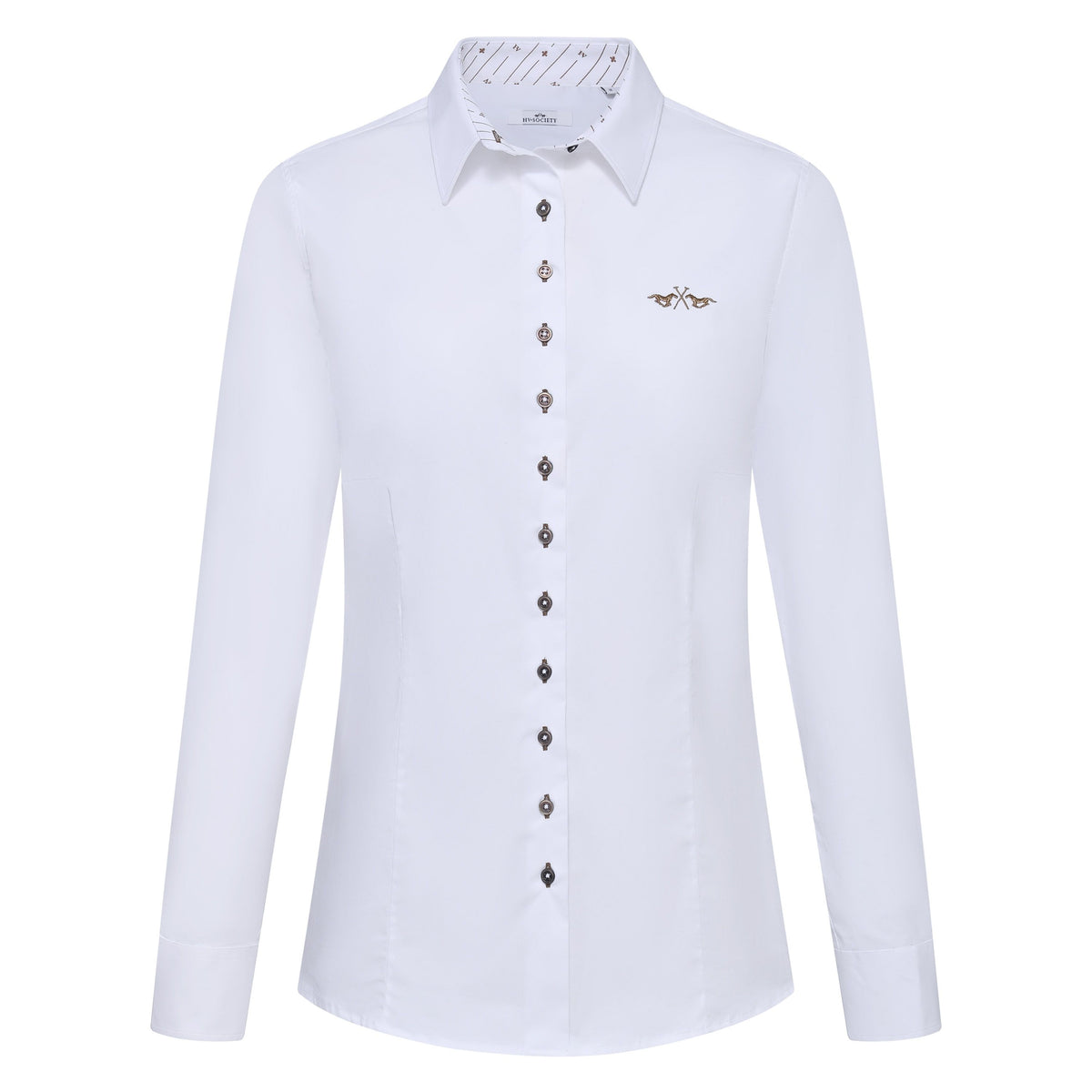 HV. Society Gwenda White Shirt 0404103862