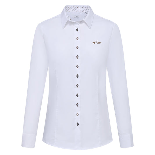 HV. Society Gwenda White Shirt 0404103862