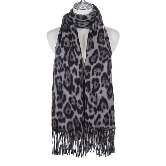 Park Lane Leopard Print Scarf