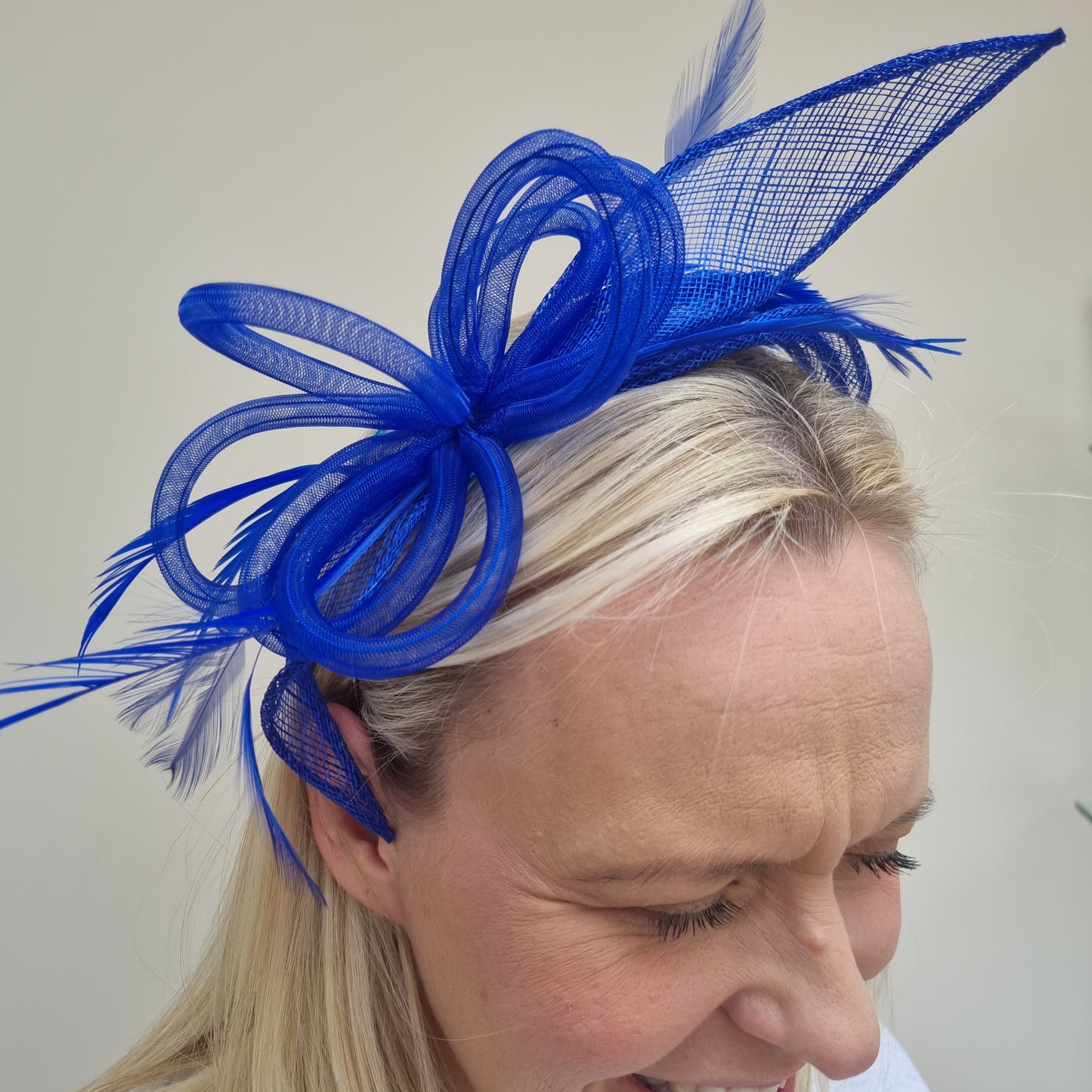 Max and Ellie CF8 Fascinator in Blues