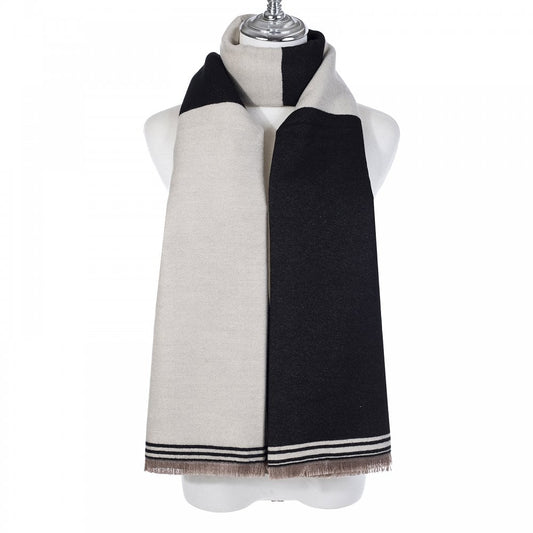 Park Lane Black and White Scarf