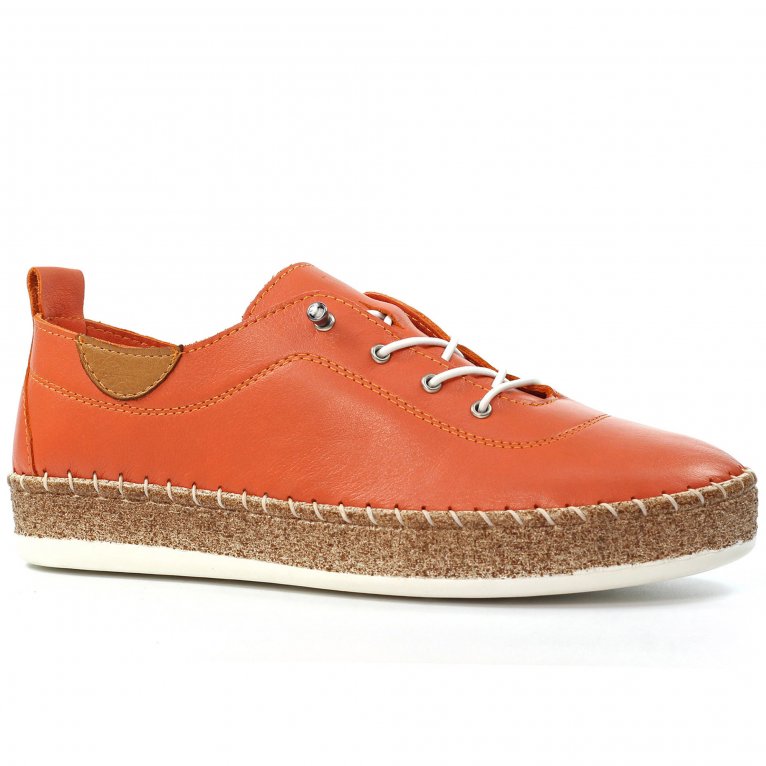 Shoozy Ivy Leather Platform Plimsole