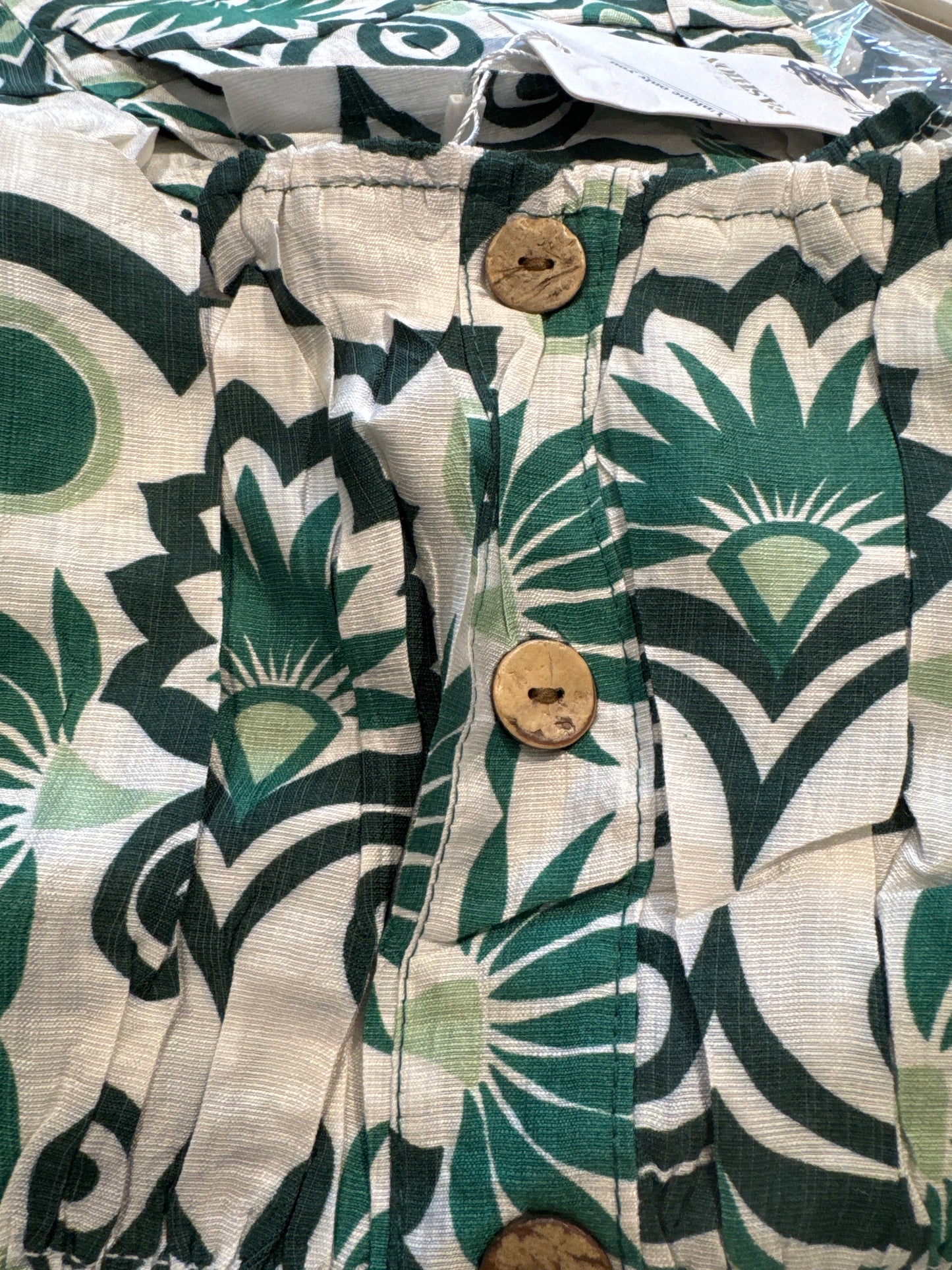ZP Button Short Dress
