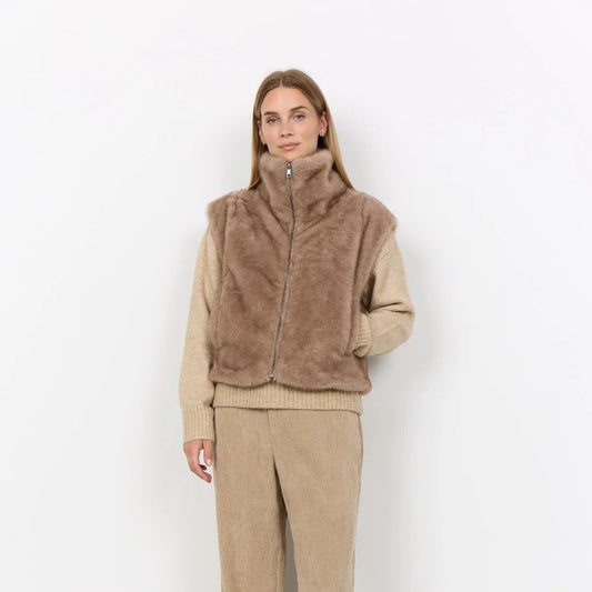 Soyaconcept SC-HAYE 1 Faux Fur Gilet