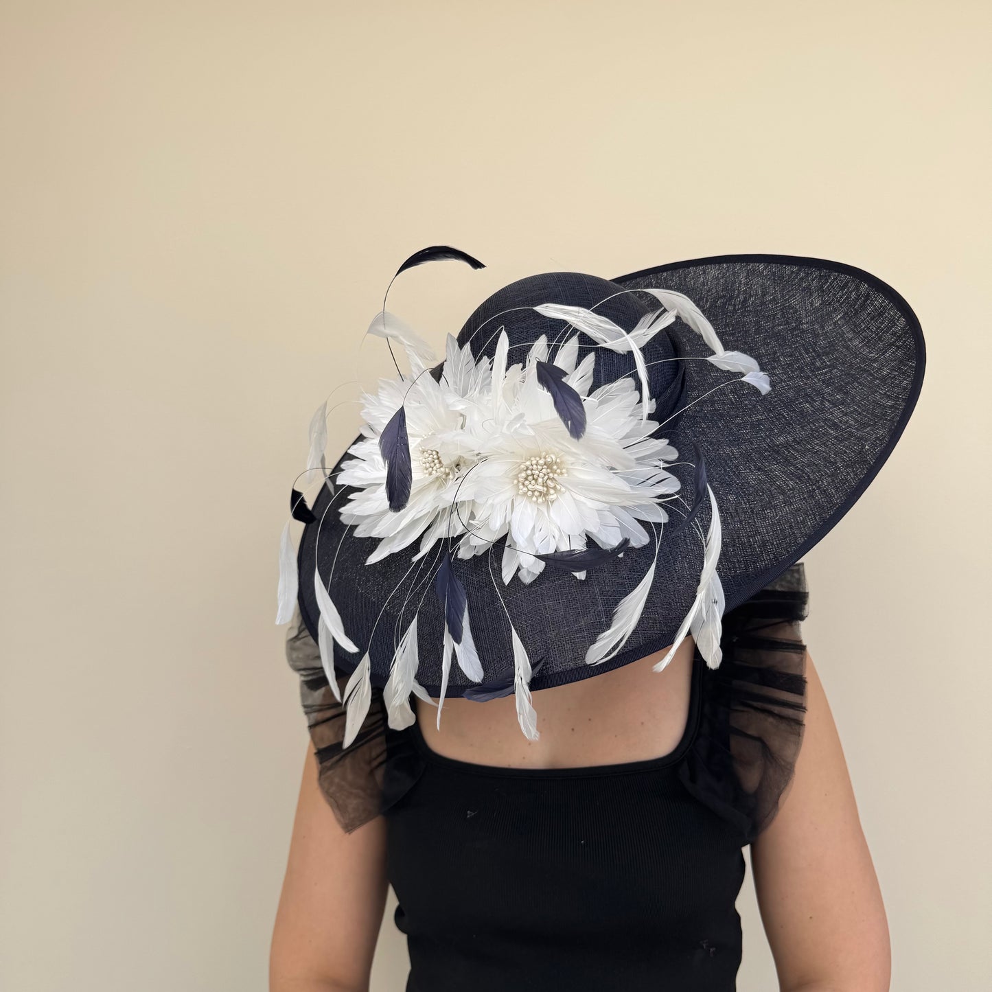 J Bees JB25/86 Navy & White Contrast Hatinator