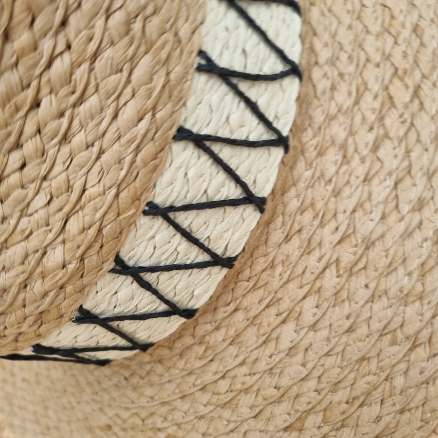 Fedora Sun Hat with frayed edge