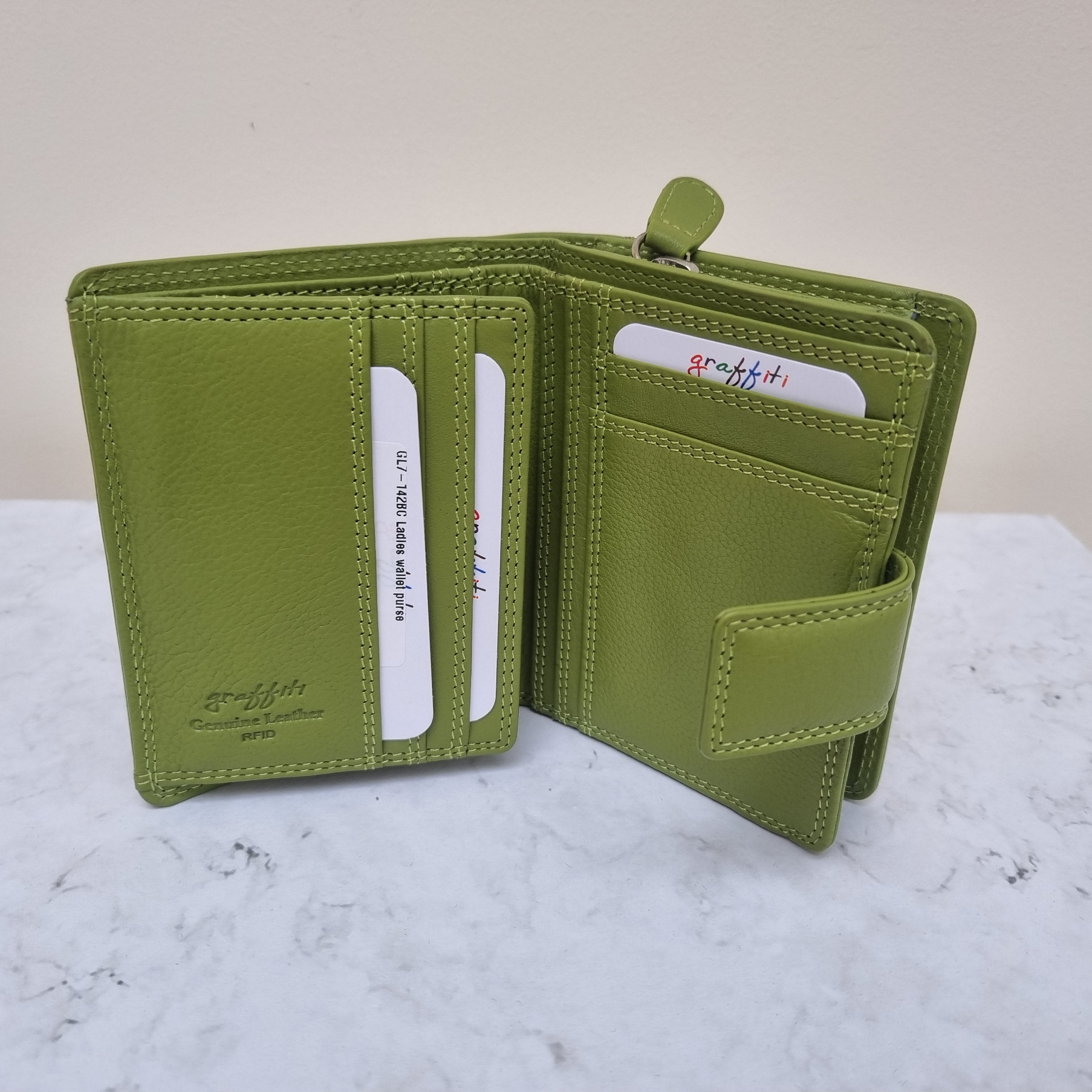 Women's Wallet Small Compact Rfid Blocking Credit Card Case - Temu