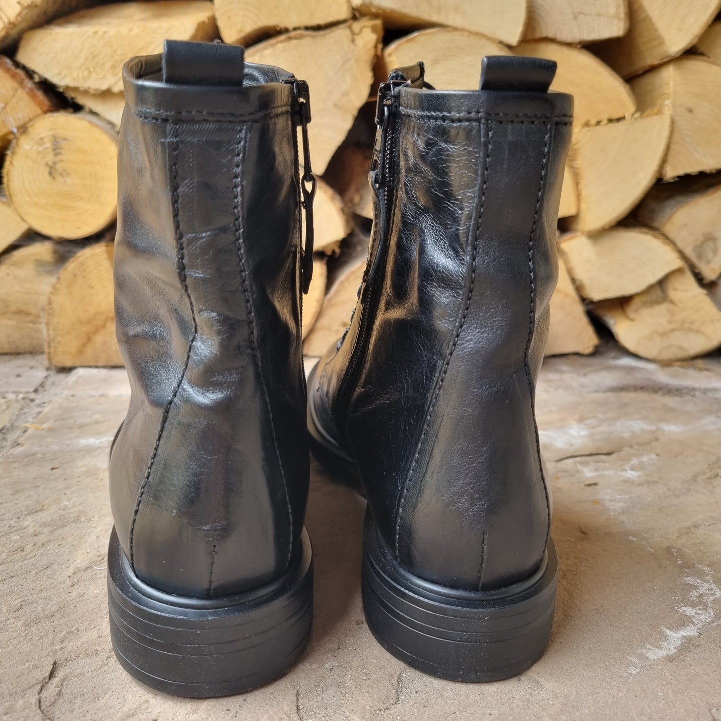 Muse Black Leather Boot