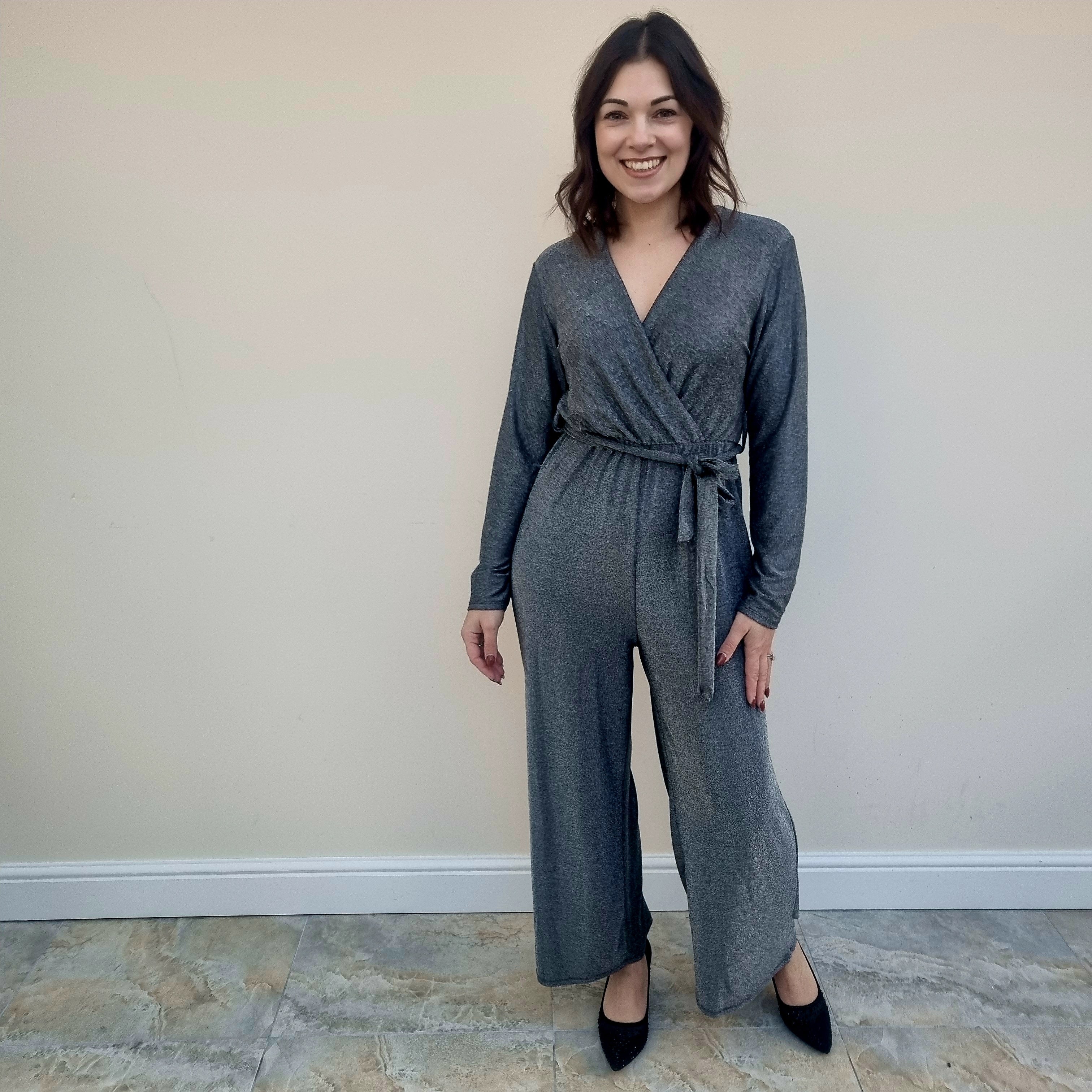 Lurex jumpsuit hot sale