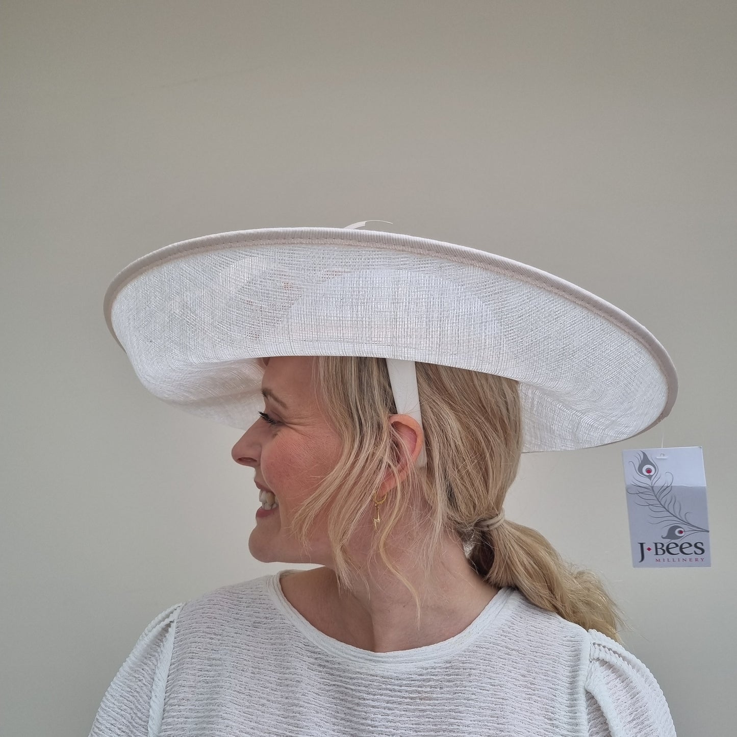 J Bees JB24/48 Ivory and Nude Wedding Hatinator