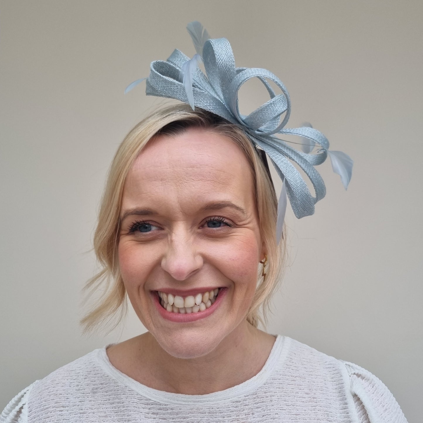 J Bees JB22/238 Fascinator On Headband  in Blues