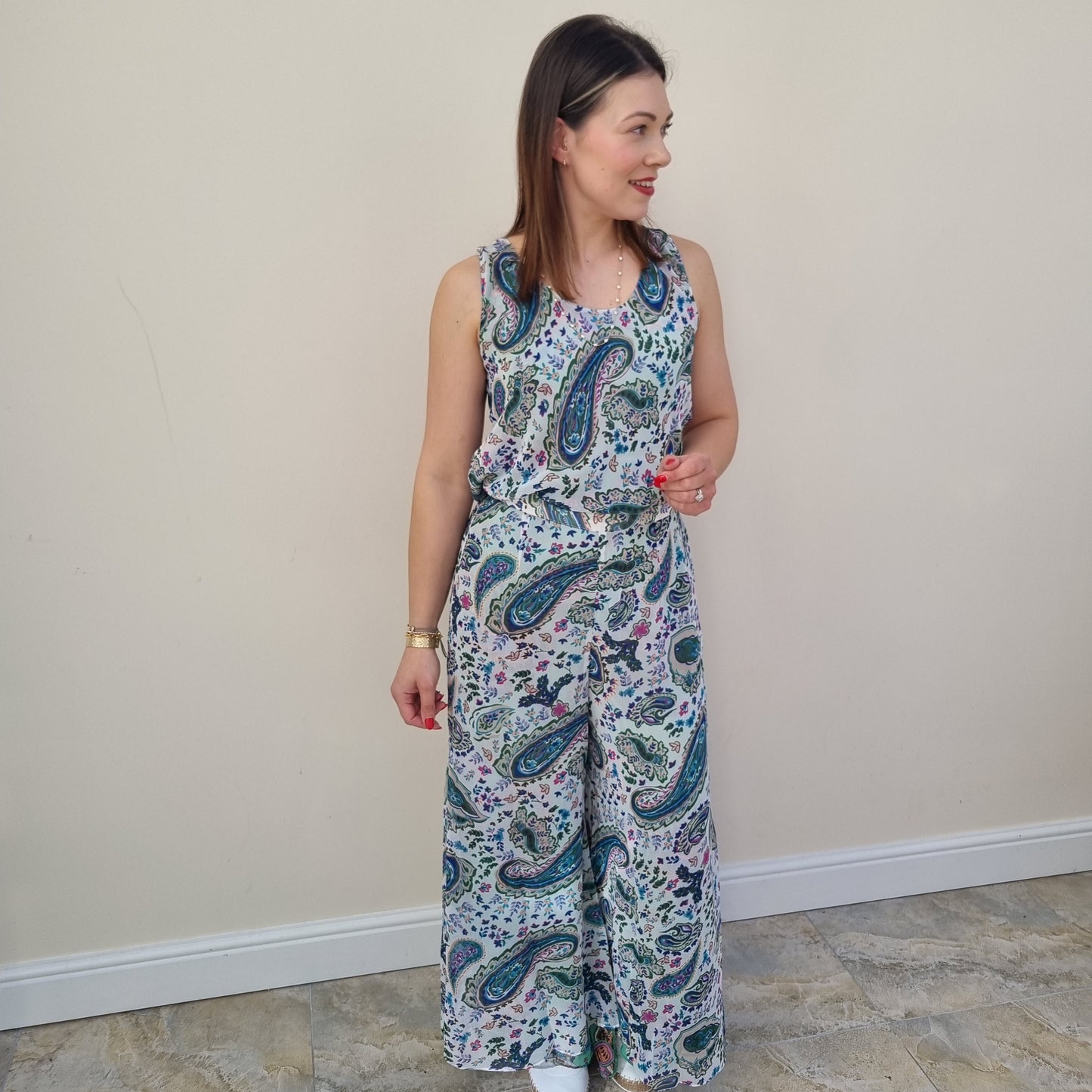 Reversible Sleeveless Top & Trouser Set