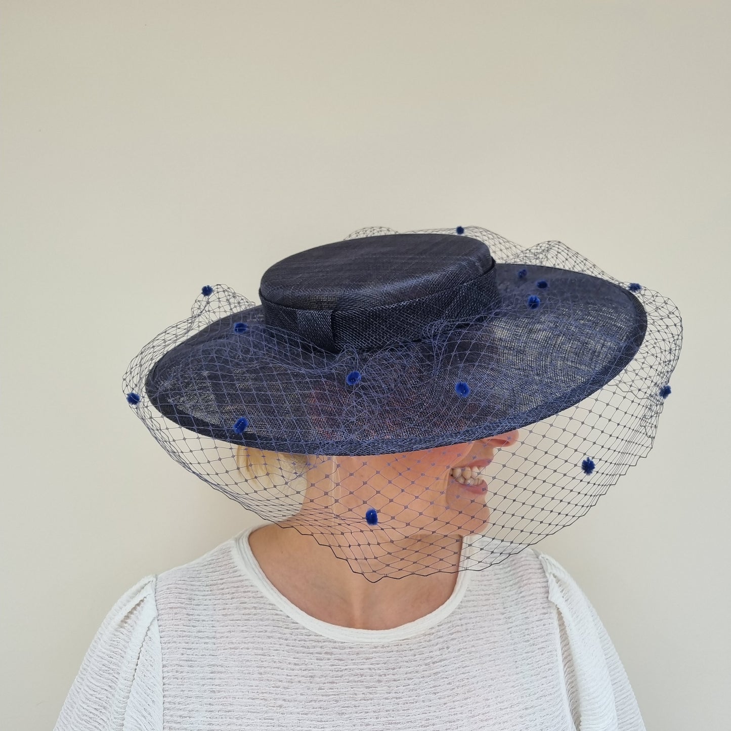 Boardmans Romy Boater Hatinator In Navy