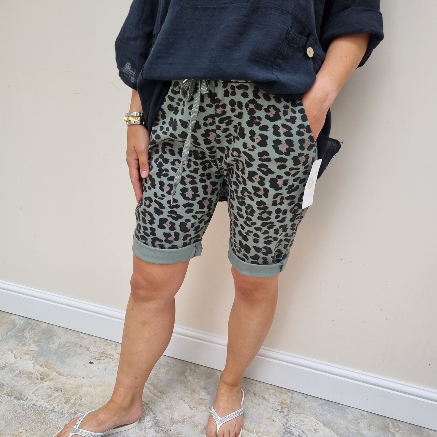 Leopard Print Magic Shorts