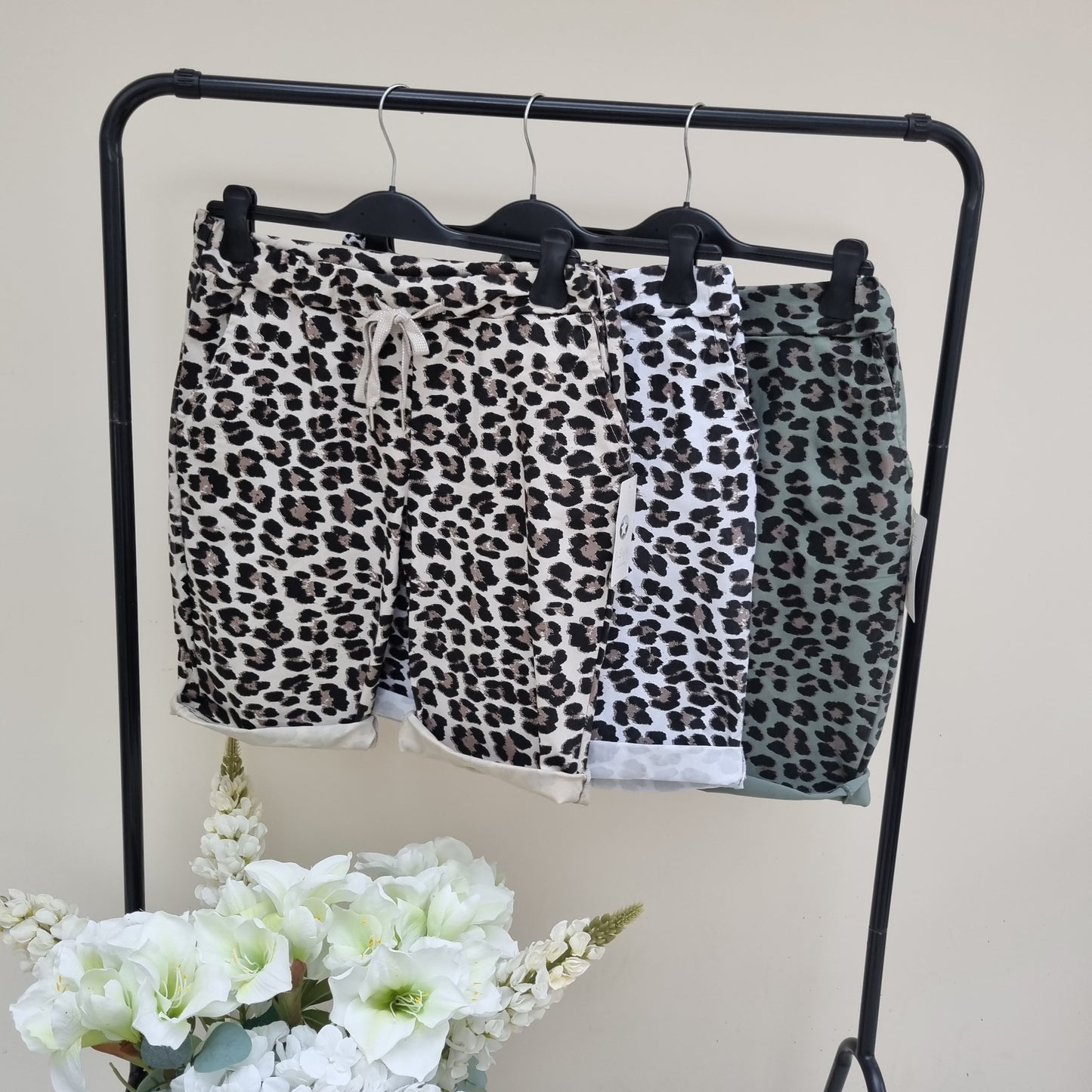 Leopard Print Magic Shorts