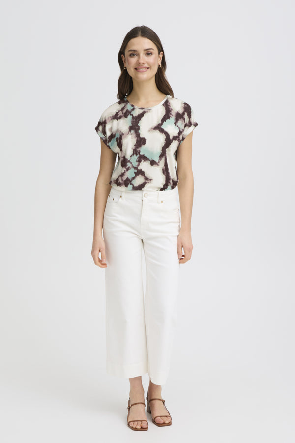 Fransa FRSEEN TEE 1 Patterned T-shirt 20610634