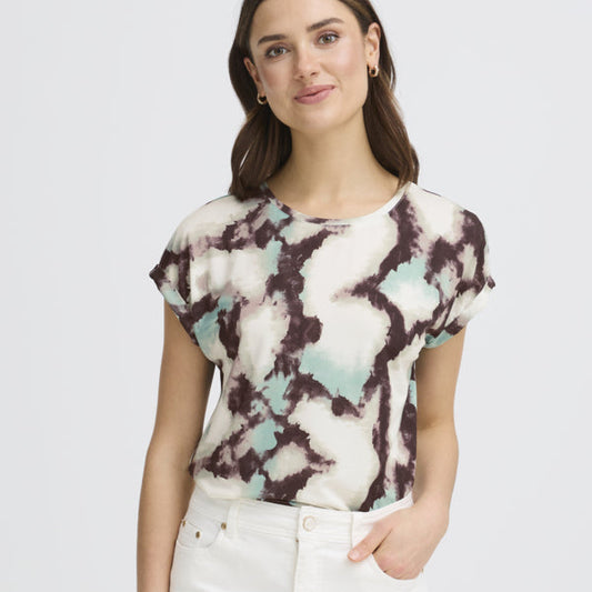 Fransa FRSEEN TEE 1 Patterned T-shirt 20610634