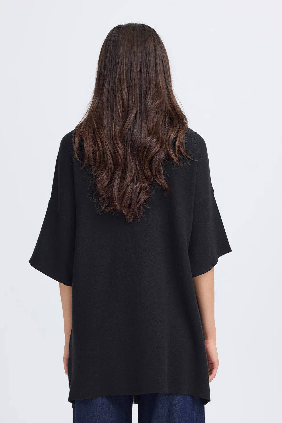 Fransa FR Sally Car 5 Sleeveless Long Cardi