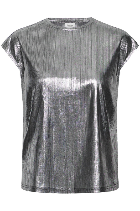 Fransa FRTALIA Tee 1 Glitter Top