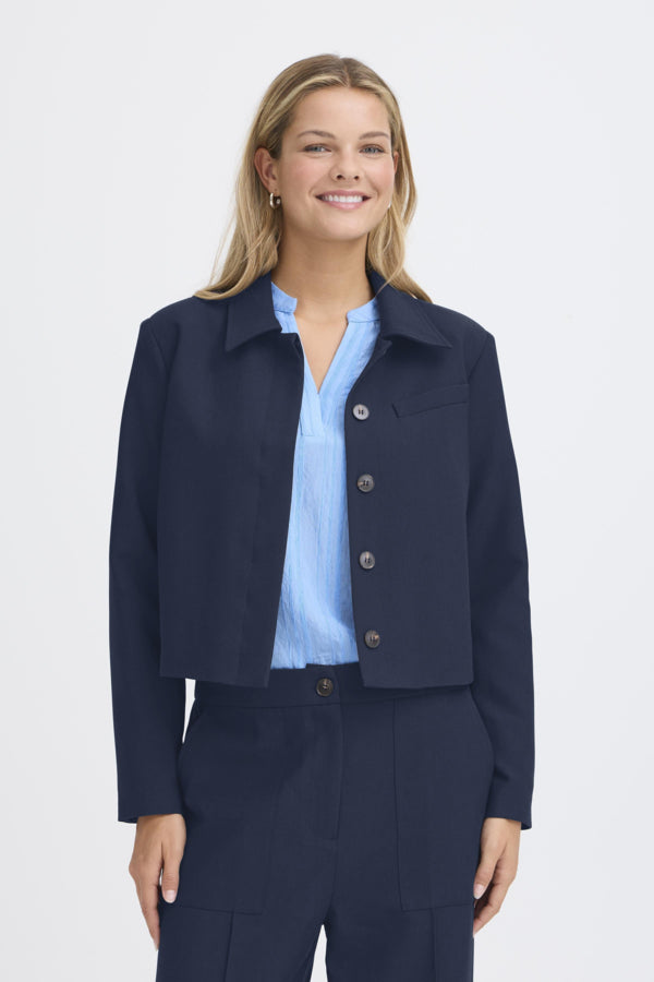 Fransa FRABIGAIL BLA 3 Cropped jacket
