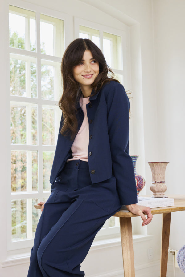 Fransa FRABIGAIL BLA 3 Cropped jacket