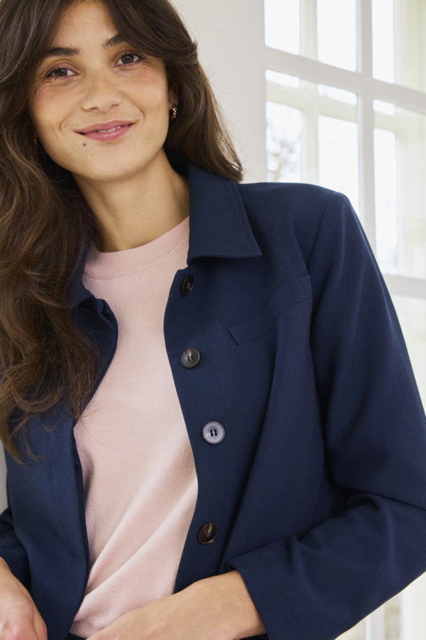 Fransa FRABIGAIL BLA 3 Cropped jacket