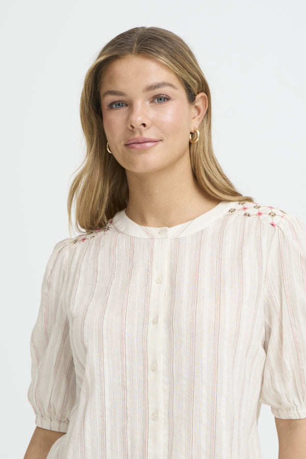 Fransa FRADI SH 2 Cotton Blouse 20617592
