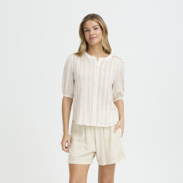 Fransa FRADI SH 2 Cotton Blouse 20617592