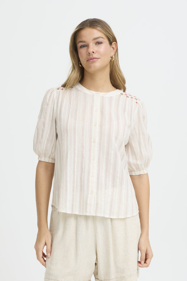 Fransa FRADI SH 2 Cotton Blouse 20617592