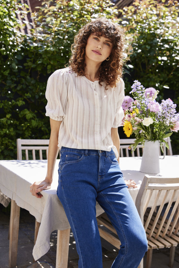 Fransa FRADI SH 2 Cotton Blouse 20617592