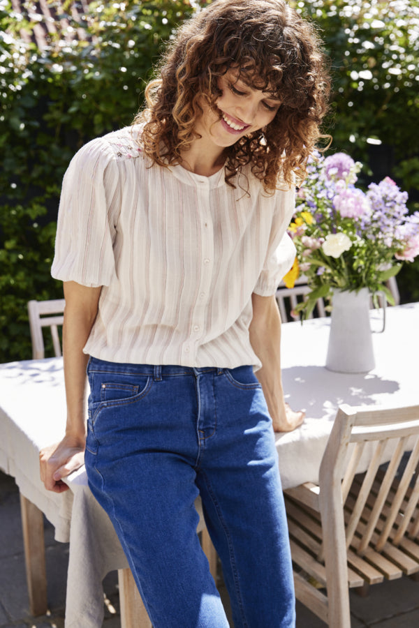 Fransa FRADI SH 2 Cotton Blouse 20617592