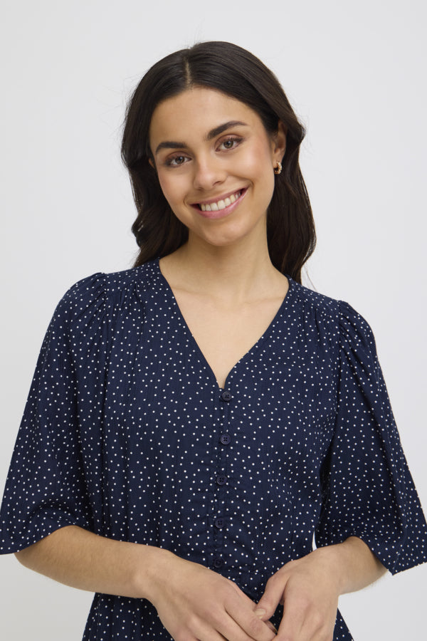 Fransa FRLAYA DR 1 Polka Dot Dress