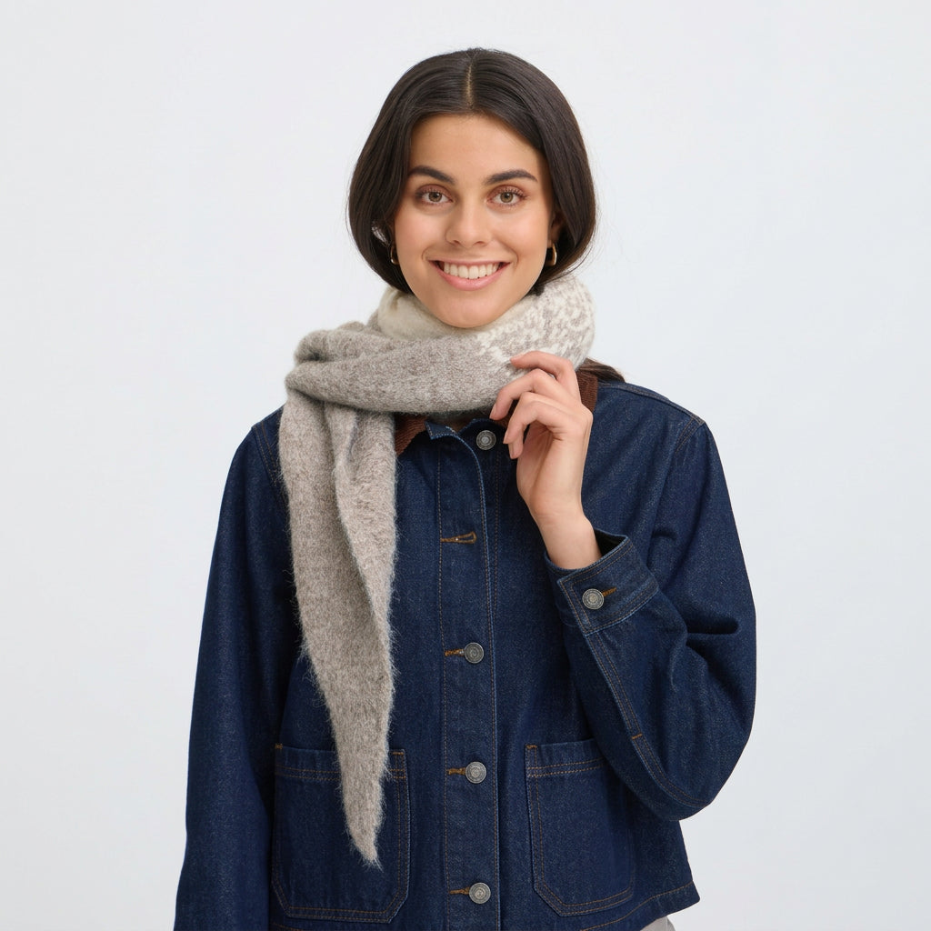 Fransa Frtye SC 1 Patterned Scarf 20618432