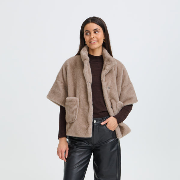 Fransa Frdoris Faux Fur sleeveless 20618550