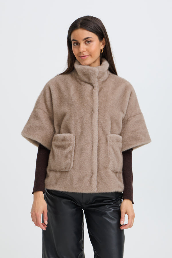 Fransa Frdoris Faux Fur sleeveless 20618550