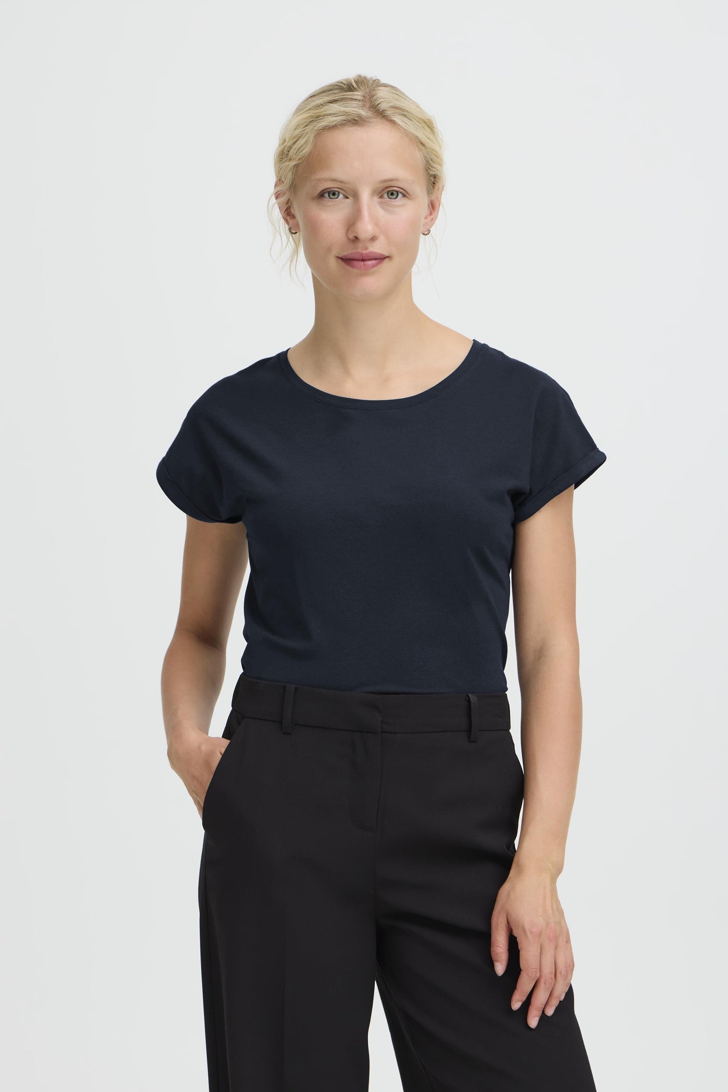 B.Young BYPAMILA Open neck T-shirt